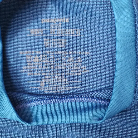 Patagonia Shirt Mens Blue Lightweight Long Sleeve Crewneck XSMALL - Picture 2 of 3